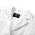 Yili Womens 2020 mùa xuân phiên bản mới của Hàn Quốc cho người đi bộ rộng thẳng sọc trắng phù hợp với áo khoác nữ 1042 - Business Suit