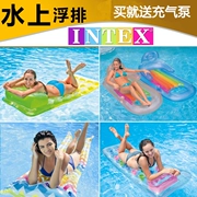 Chính hãng INTEX nước inflatable hàng nổi giường nổi surf lounger trôi bơi vòng núi dành cho người lớn dày