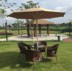 Garden Villa Giải trí Ô Năm mảnh Vườn Ban công Nội thất Cafe Nội thất mây đan ngoài trời Wicker Ghế và kết hợp ghế - Bàn ghế ngoài trời / sân bàn ghế cafe ngoài trời Bàn ghế ngoài trời / sân