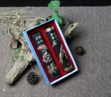 Hui Mo Lao Hu Kaiwen Longxiang Fengwu Литература Четыре сокровища, фунт больших чернил, чернила, слитки, антикварные старые чернильные полоски