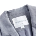 [New giá 179 nhân dân tệ] 2018 phụ nữ mới của mùa xuân áo khoác khí màu xám dài tay giản dị phù hợp với nhỏ phù hợp với Business Suit
