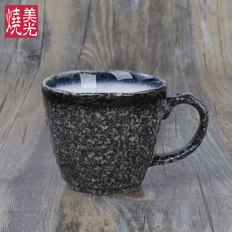 High Mountain CloudJapanese  ceramics glass teacup Water cup manual Coarse pottery Tea cup Small tea cup originality coffee cup Mug
