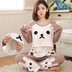 Mùa hè sau sinh tháng quần áo phần mỏng mùa xuân và mùa hè mẫu cotton dài tay cho con bú mẹ dịch vụ tại nhà phụ nữ mang thai Bộ đồ ngủ mùa hè phù hợp với - Giải trí mặc / Mum mặc bộ sau sinh vải lanh Giải trí mặc / Mum mặc