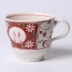 2 Nhật Bản nhập khẩu gốm đánh dấu cốc để tách cặp cốc cà phê bằng gỗ hộp quà tặng vẽ tay hoạt hình cốc uống - Tách Tách