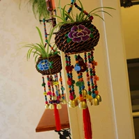 Этнический креативный цветочный горшок из провинции Юньнань, подвеска, украшение, этнический стиль, подвесная корзина