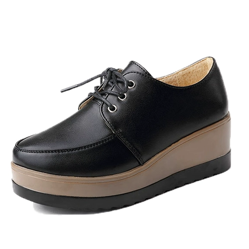 Туфли в английском стиле на платформе, повседневная обувь, коллекция 2021, тренд сезона, в британском стиле, из натуральной кожи