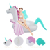 Kẹo bơm hơi nước mới dày Pegasus gắn hàng nổi trẻ em người lớn bơi vòng phao bơi đeo bụng Cao su nổi