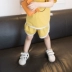 Nữ bé gái cotton bên ngoài quần short mùa hè hoang dã Cô gái mỏng 1-3 tuổi quần thể thao giản dị - Quần quần xinh cho bé  Quần
