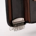 Jun domain new key bag bag đổi thẻ da đôi dây kéo đôi nam nữ túi xách công suất lớn tăng Trường hợp chính