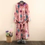 Phiên bản Hàn Quốc của vòng cổ kéo lông cừu san hô váy ngủ cộng với áo ngủ dài mùa đông dày flannel pyjama nữ thời trang mới váy ngủ đẹp