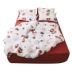 INS gió mạng Bắc Âu giường ngủ ở một gia đình bốn màu đỏ Sesame Street phim hoạt hình cô gái của tâm trí ký túc xá khăn trải giường chăn Mikasa - Bộ đồ giường bốn mảnh Bộ đồ giường bốn mảnh