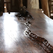 Rễ khắc bàn trà trang trí nhà gỗ óc chó phong cảnh bàn trà dày chết gỗ phòng trà tâm trạng bàn trà thị trấn cửa hàng kho báu - Các món ăn khao khát gốc