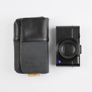 Túi đựng máy ảnh cầm tay Mekee Sony RX100M7M6M5A Túi đựng máy ảnh Ricoh GR3 g7x3 bằng vải nylon + da bò - Phụ kiện máy ảnh kỹ thuật số