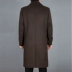 Trung niên người đàn ông của cha áo khoác trên đầu gối dài dài len cashmere áo khoác dày áo khoác áo gió mùa đông