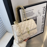 Универсальная небольшая дизайнерская белая сумка на одно плечо, коллекция 2023