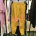Mark Huafei quần âu nam 2018 mùa thu mới dây rút 9 quần in 7183-22021006-466 thời trang nam cao cấp Crop Jeans