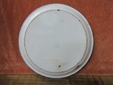 Стакан a2509古玩杂项/民俗搪器，七八十年代的鸳鸯搪瓷圆托盘