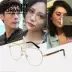 Xue Zhiqian Wu Yifan với cùng một khung kính ngôi sao ếch gương kim loại nam và nữ cá tính retro cận thị khung lớn - Kính khung