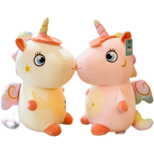 Плюшевая милая рождественская игрушка, тряпичная кукла, единорог, подарок на день рождения