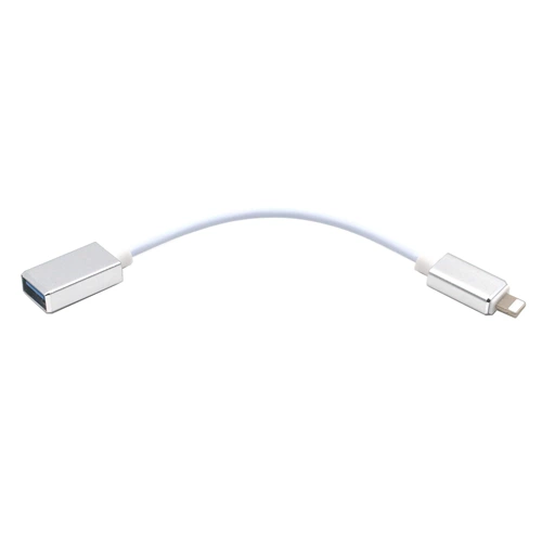 Apple OTG Rotor Iphone/Pad Data Cable Lightning поворачивается в USB -инструмент MIDI -клавиатура