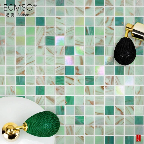 INS GARDEN GRASS MOSAIC Зеленая свежая свежая балкона плитка плитка плитка плитка плитка скандинавская кухня кухонные взрывы бассейн прунд