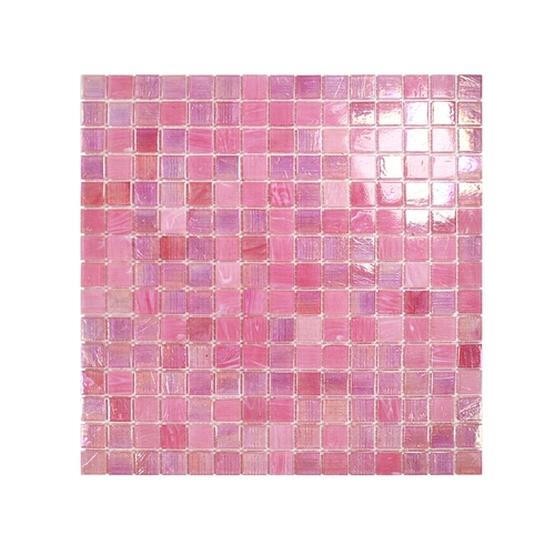 Розовая красная розовая стеклянная мозаика высокий