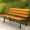 Ghế công viên gỗ rắn ngoài trời băng ghế gỗ đôi ghế công viên ghế gỗ rèn sắt đồ nội thất ghế gang chân ghế - Bàn ghế ngoài trời / sân