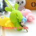 Bunny phim hoạt hình silicone túi chìa khóa nữ dễ thương nhỏ sáng tạo kéo kẹo màu túi keychain vật liệu mềm ví móc chìa khóa nữ Trường hợp chính