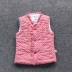 Áo vest mùa đông cho bé mặc vest cotton handmade cho bé trai và bé gái vest dày áo vest học sinh - Áo ghi lê áo khoác trẻ em Áo ghi lê
