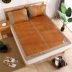Thảm tre hai mặt gấp 1,8m giường đôi học sinh 1,5 m thảm rơm mùa hè ba mảnh có thể giặt được - Thảm mùa hè