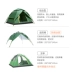 Lều ngoài trời hoàn toàn tự động 3-4 người cắm trại đơn 2 chống mưa hai phòng một hội trường dày gấp đôi cắm trại hoang dã tốc độ mở - Lều / mái hiên / phụ kiện lều Lều / mái hiên / phụ kiện lều