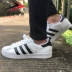 Adidas clover nam và nữ cổ điển vỏ sò giày thông thường 2019 xuân C77124 EE9151