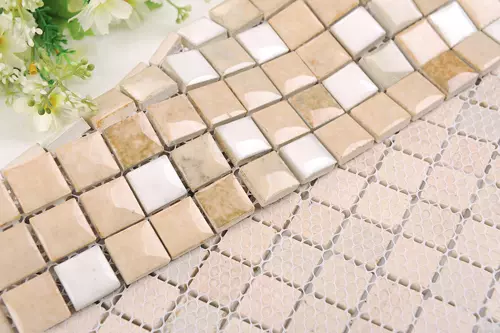 Керамическая мозаичная печь становится булыжником современной минималистской сельской фоновой фона стены гостиная туалетная кухня плитка плитка