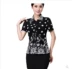 Shengyuzhu 2021 quầy quần áo phụ nữ mới mùa hè mua hàng nội địa đích thực áo sơ mi chấm bi đáy ngắn tay ngắn - Áo sơ mi