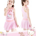 Hello kitty trẻ em đồ bơi trẻ em Xiêm khô nhanh tay trẻ em lớn học sinh cô gái đồ bơi trẻ em - Đồ bơi trẻ em quần áo trẻ sơ sinh Đồ bơi trẻ em