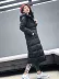 Chống mùa Hàn Quốc phiên bản của áo khoác 2018 mới xuống bông phù hợp với phụ nữ phần dài trên đầu gối áo khoác mỏng áo khoác mùa đông dày áo phao parka nữ Bông