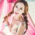 Áo tắm Nhật Bản bikini Hàn Quốc ba điểm gợi cảm bằng thép hỗ trợ ngực nhỏ thu thập cà vạt dày Thông siêu nhỏ Bikinis