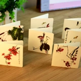Китайские карточки, рождественская универсальная открытка, Южная Корея, китайский стиль, «сделай сам»