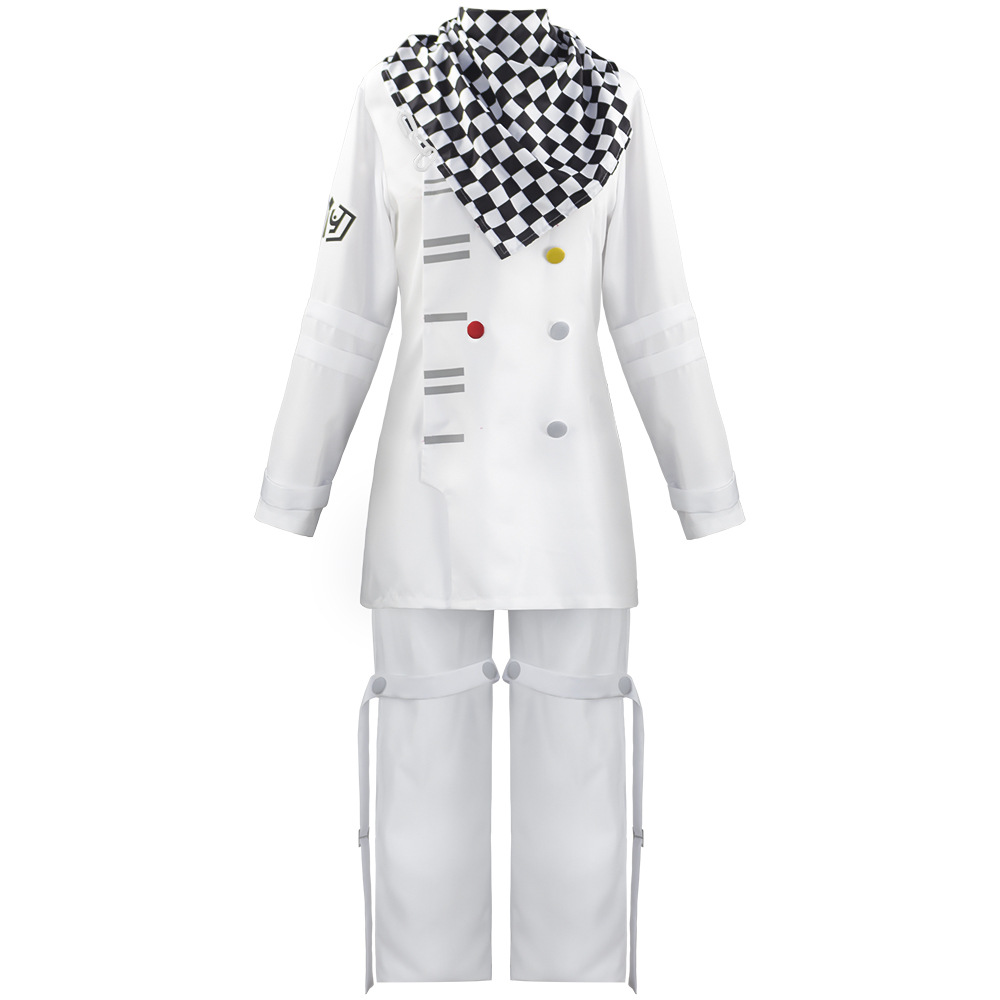 Wangma Xiaoji Suit (Top + Pants + Scarf + Bandage)New projectile theory V3cos Wang Ma Xiaoji president Cos clothing scarf Cape cosplay clothing Suit
