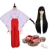 Anime ngoại vi Inuyasha COS quần áo kimono samurai quần áo platycodon cosplay đầy đủ tóc giả quần áo phù hợp với nami cosplay Cosplay