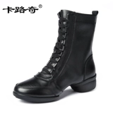 Демисезонные сапоги, танцующая обувь, коллекция 2021, из натуральной кожи, мягкая подошва