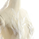 Сянксианская бамбуковая вышивка листовых листьев кружев