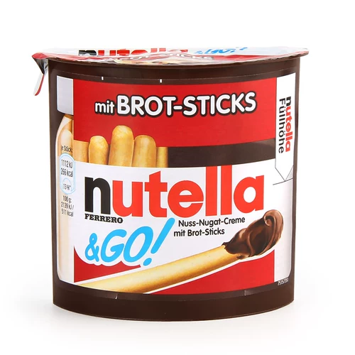 Импортный Nutella Can Multiplied jawelrind Chocolate Sauce Biscuits 52G Ferrero Случайные сети красные закуски
