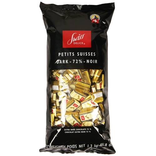 72%чистое черное шоколадное молоко швейцарское деликатное швейцарское швейцарское кусочек сахарных закусок стихов Dini в Швейцарии