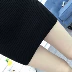 Áo len nữ dày mùa thu và mùa đông mới vòng cổ Hàn Quốc phiên bản của tự canh tác trong phần dài của đội mũ trùm đầu đan đầm túi hip dưới váy áo kiểu nữ cao cấp Áo len