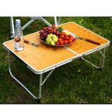 Мини -дикий складной стол легкий портативный складной стол для пикника маленький алюминиевый сплав
