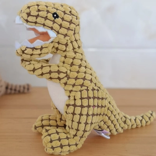 Игрушка для собак динозавр плюшевые игрушки плюшевые корги с борьбой с золоты