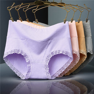 Nhà máy đặc biệt bông nữ tam giác đồ lót cotton XL eo cao ren bụng sexy của phụ nữ quần