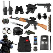 Bộ súng đồ chơi điện của trẻ em có thể được bắn để ăn súng gà nước bom cảnh sát đặc biệt cậu bé bắn tỉa thiết bị cs để sống sót
