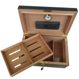 Сигарная увлажняющая коробка с высокой сигарной увлажняющей коробкой с сигарной коробкой увлажняющая коробка Cohiba сигара Luga бесплатная доставка